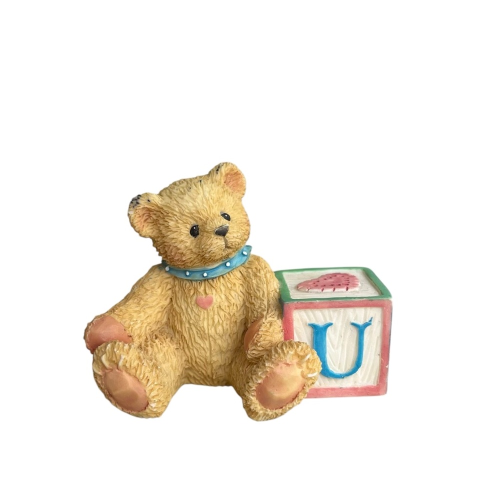 Cherished Teddies Teddy Bear, H Building Block, #158488U‎ 1995 Priscilla Hillman